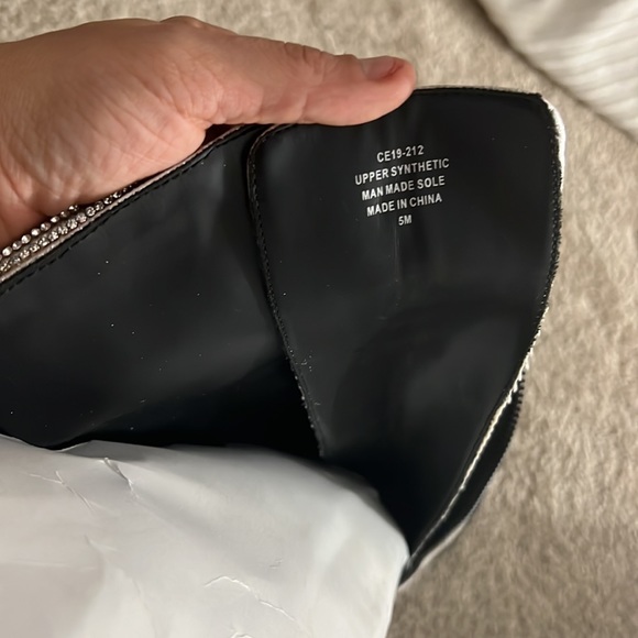 ClubExx Icy Bling Brigade Pocket Combat Boots - Burning Man Perfection - Picture 4 of 4